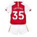 Arsenal Oleksandr Zinchenko #35 Replika Babykläder Hemma matchkläder barn 2023-24 Korta ärmar (+ Korta byxor)